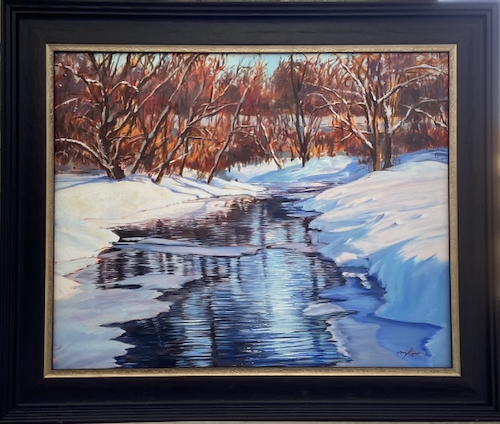 Click to view detail for Winter Compliments 16x20 $1400